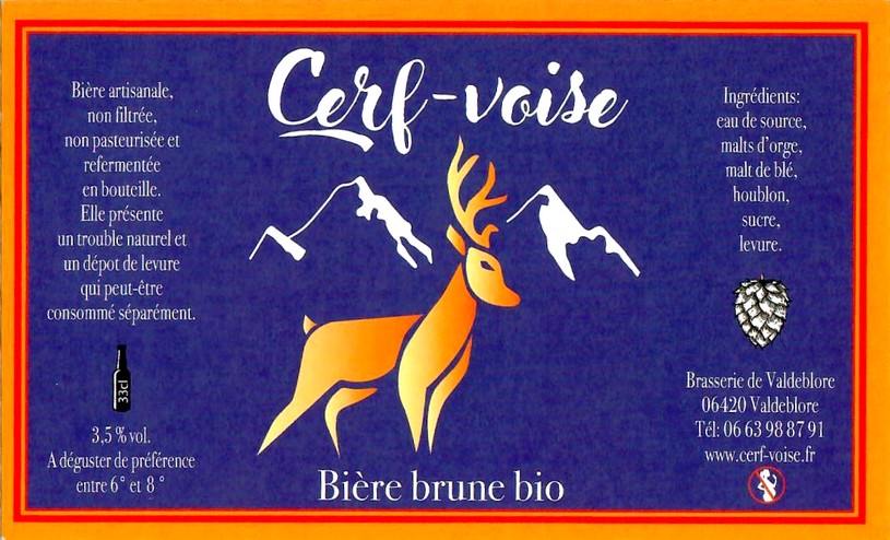 Etiquette BRASSERIE DE VALDEBLORE 01