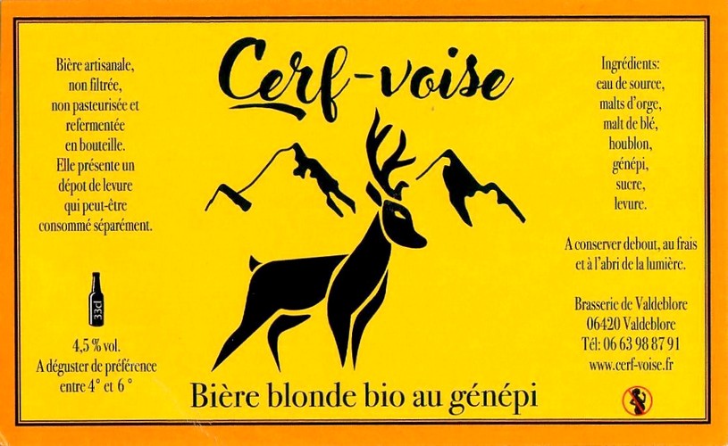 Etiquette BRASSERIE DE VALDEBLORE 04