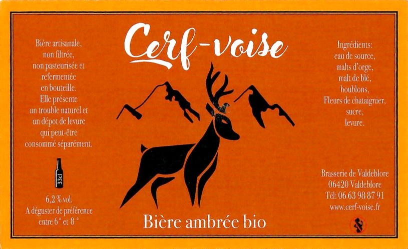 Etiquette BRASSERIE DE VALDEBLORE 06