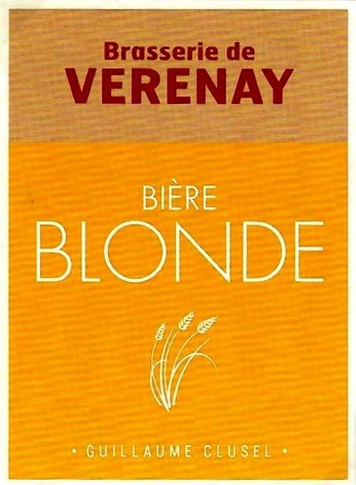 Etiquette BRASSERIE DE VERENAY 03