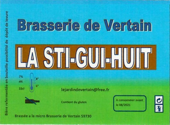 etiquette BRASSERIE DE VERTAIN 02