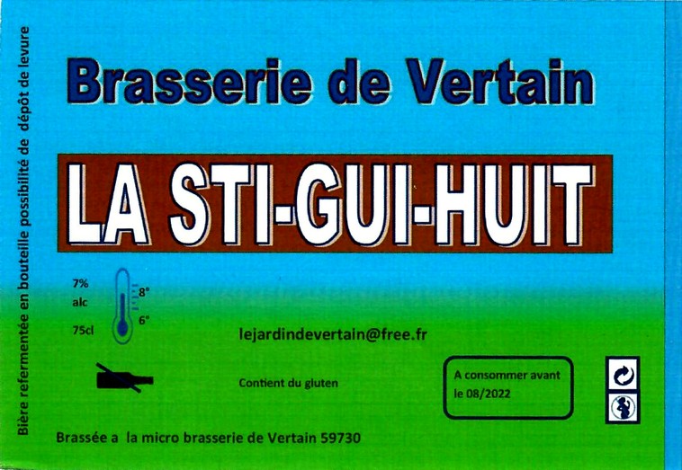 etiquette BRASSERIE DE VERTAIN 04