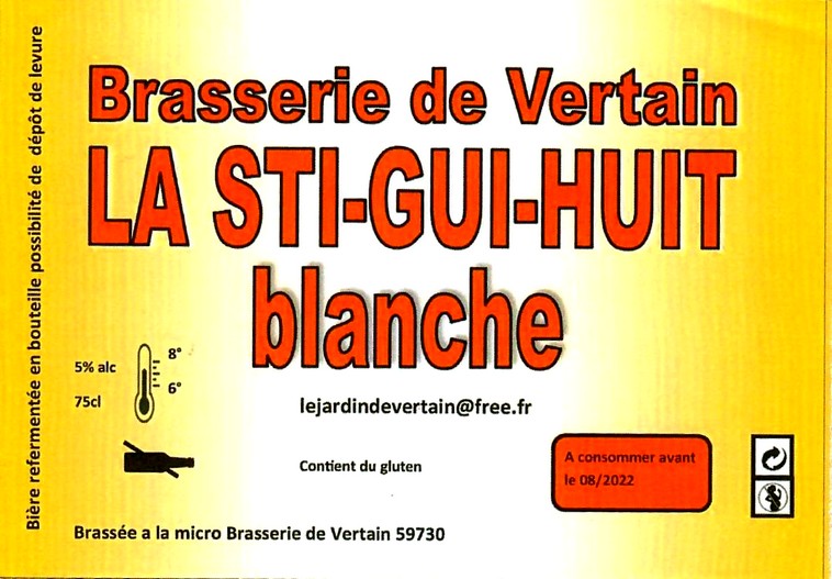 etiquette BRASSERIE DE VERTAIN 05