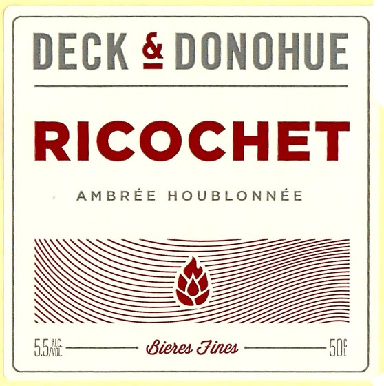 Etiquette BRASSERIE DECK & DONOHUE 01