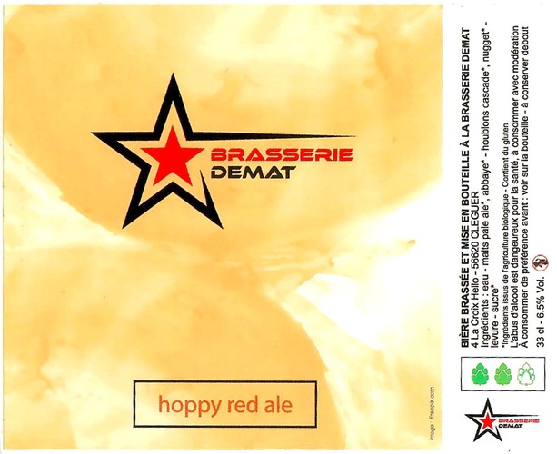 Etiquette BRASSERIE DEMAT 01