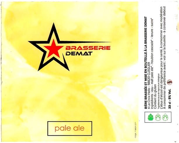Etiquette BRASSERIE DEMAT 04