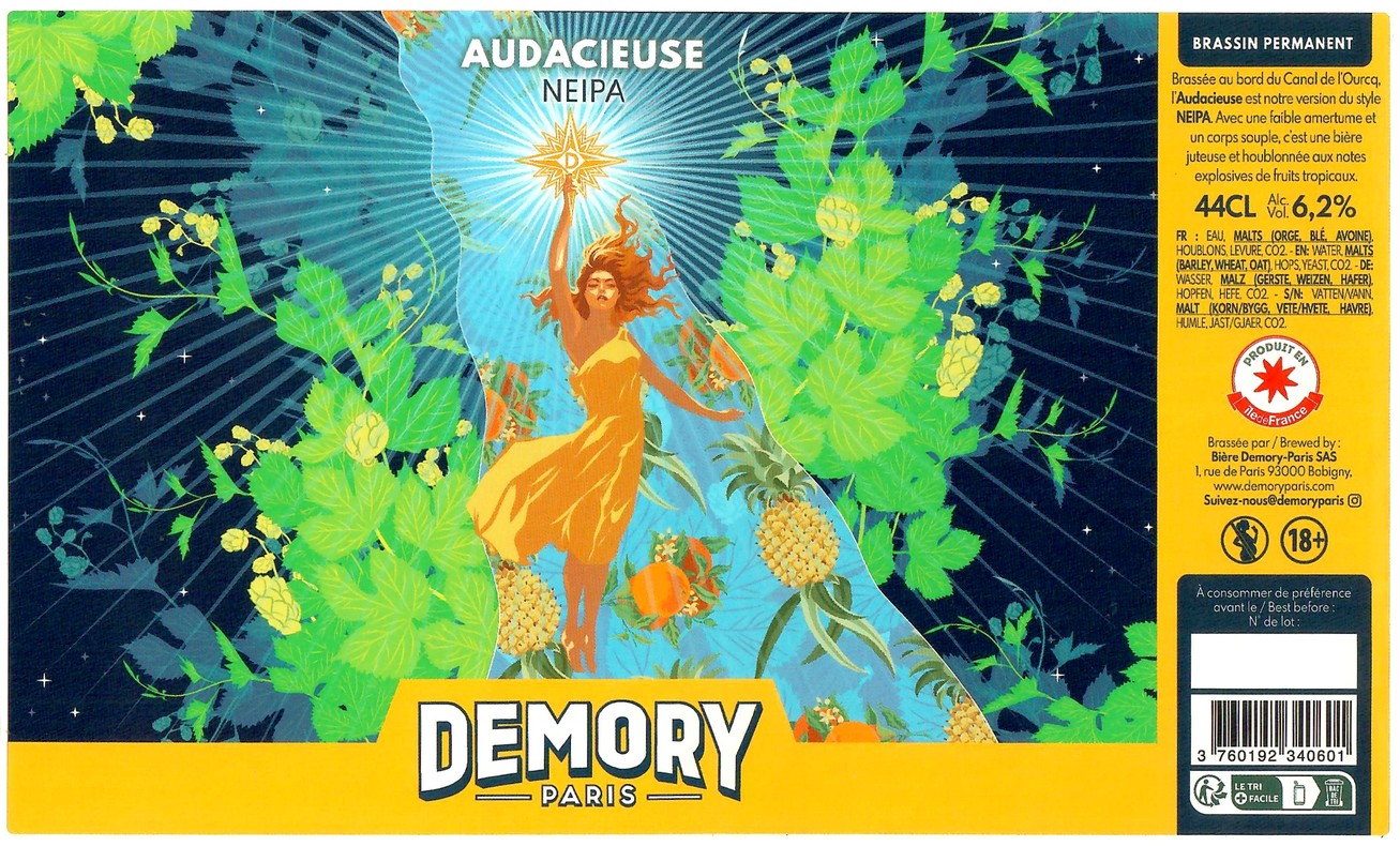 Etiquette BRASSERIE DEMORY 38