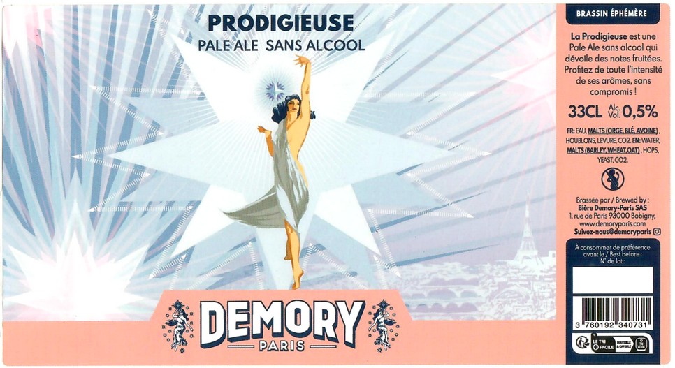 Etiquette BRASSERIE DEMORY 41