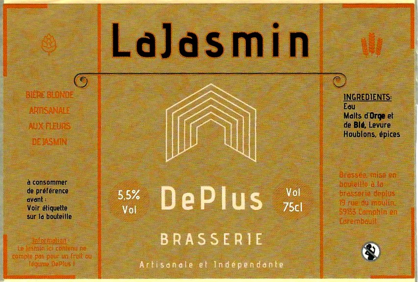 etiquette BRASSERIE DEPLUS 06