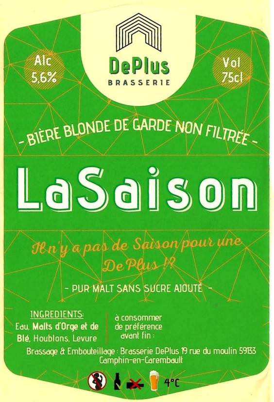 etiquette BRASSERIE DEPLUS 14