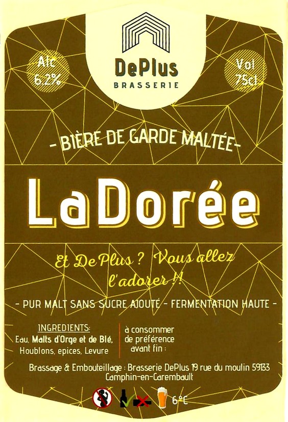 etiquette BRASSERIE DEPLUS 16