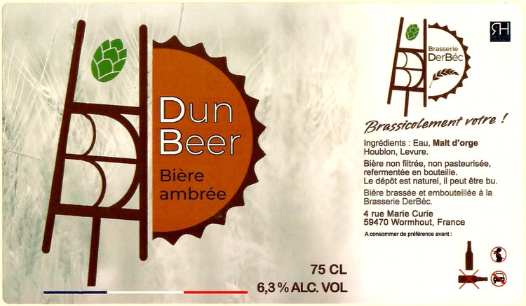 Etiquette BRASSERIE DERBEC 02