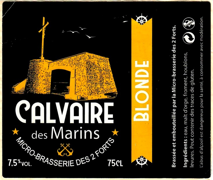 etiquette BRASSERIE DES 2 FORTS 01