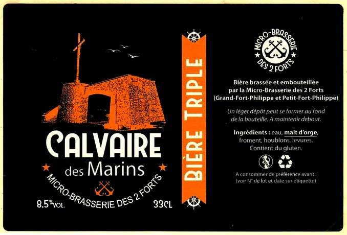 etiquette BRASSERIE DES 2 FORTS 02