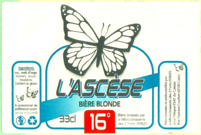 Etiquette BRASSERIE DES 2 FORTS 06