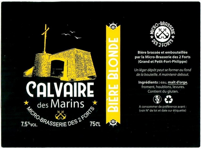 Etiquette BRASSERIE DES 2 FORTS 07