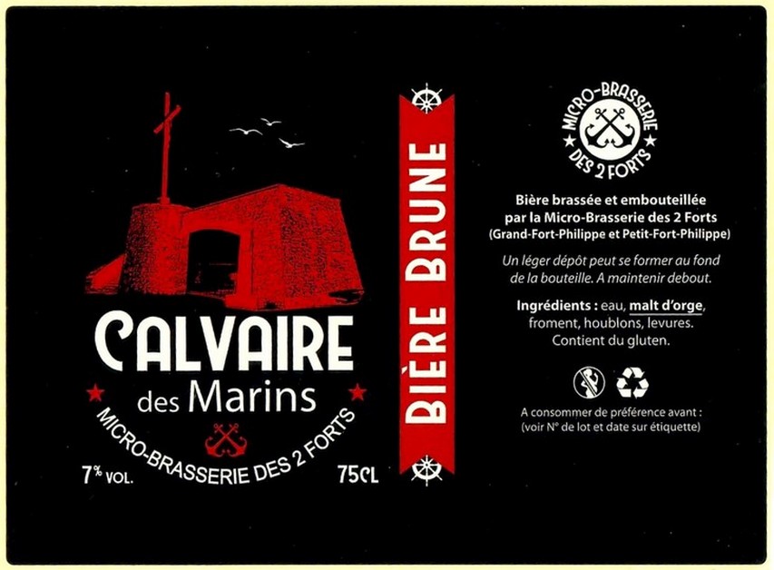 Etiquette BRASSERIE DES 2 FORTS 11