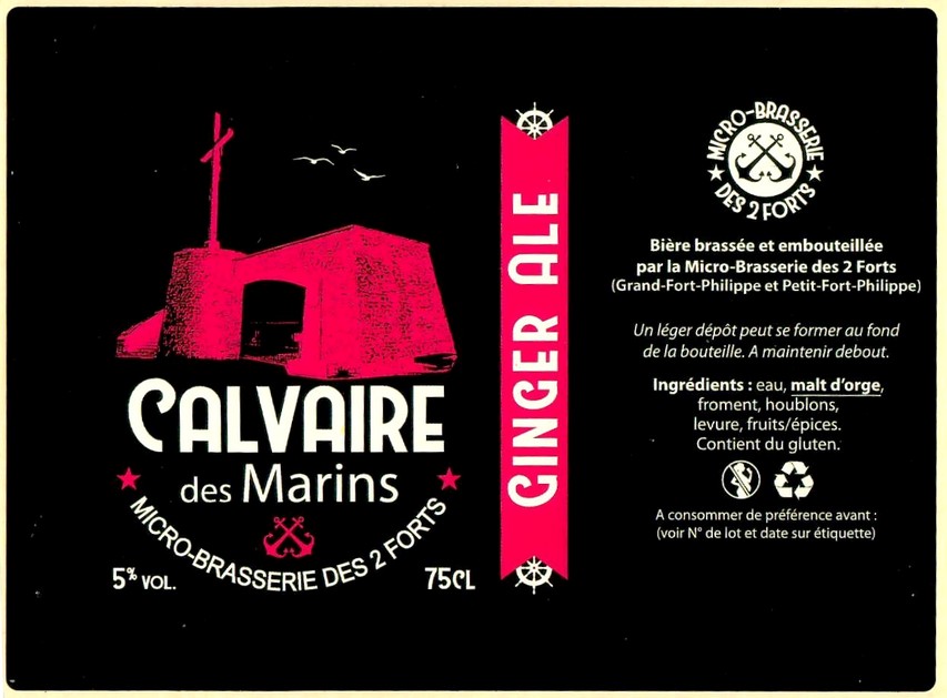 Etiquette BRASSERIE DES 2 FORTS 15