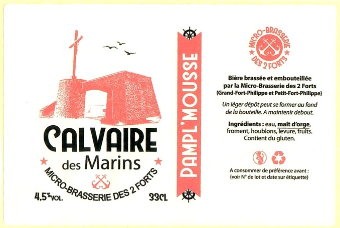 Etiquette BRASSERIE DES 2 FORTS 20