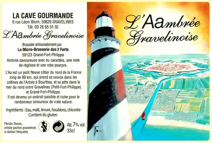 Etiquette BRASSERIE DES 2 FORTS 28