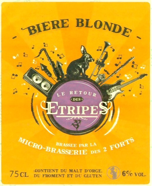 Etiquette BRASSERIE DES 2 FORTS 29