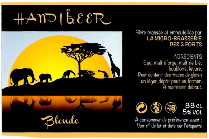 Etiquette BRASSERIE DES 2 FORTS 30