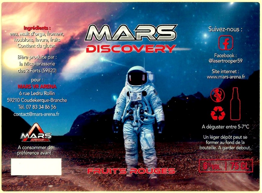 Etiquette BRASSERIE DES 2 FORTS 33