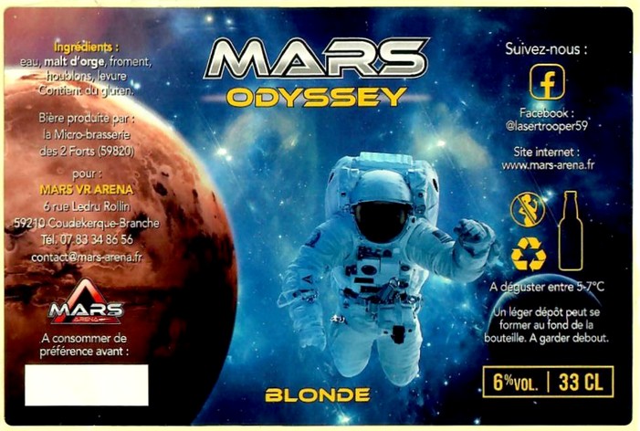 Etiquette BRASSERIE DES 2 FORTS 34