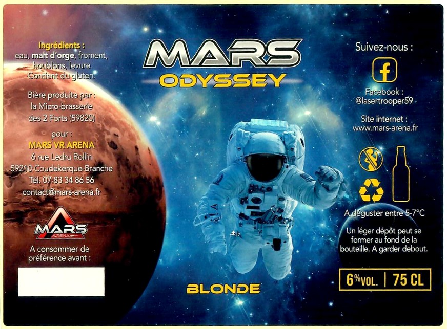 Etiquette BRASSERIE DES 2 FORTS 35