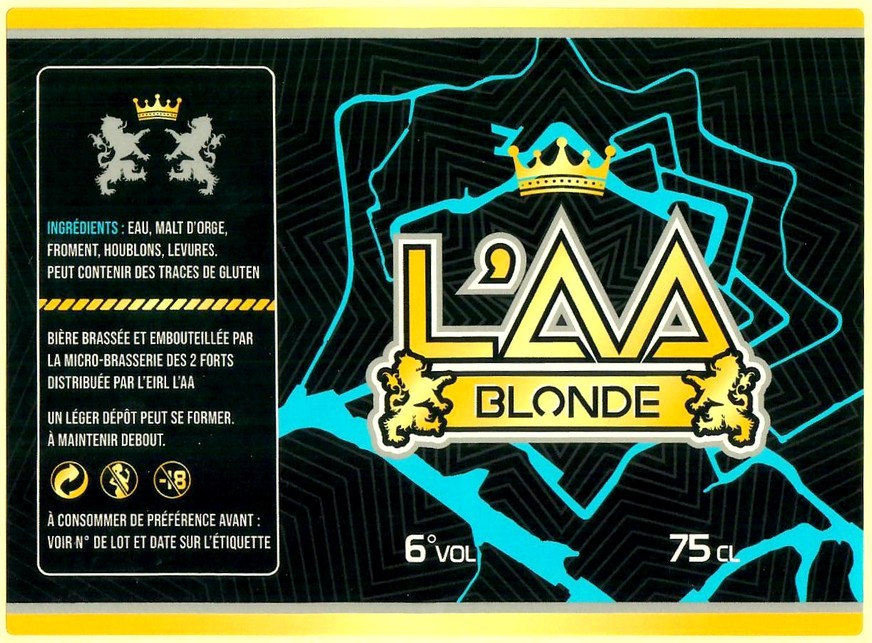 Etiquette BRASSERIE DES 2 FORTS 36