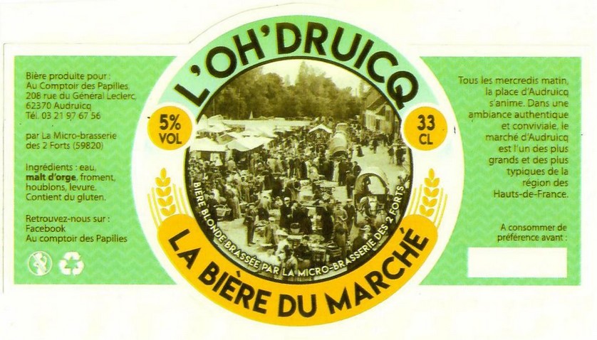 Etiquette BRASSERIE DES 2 FORTS 46