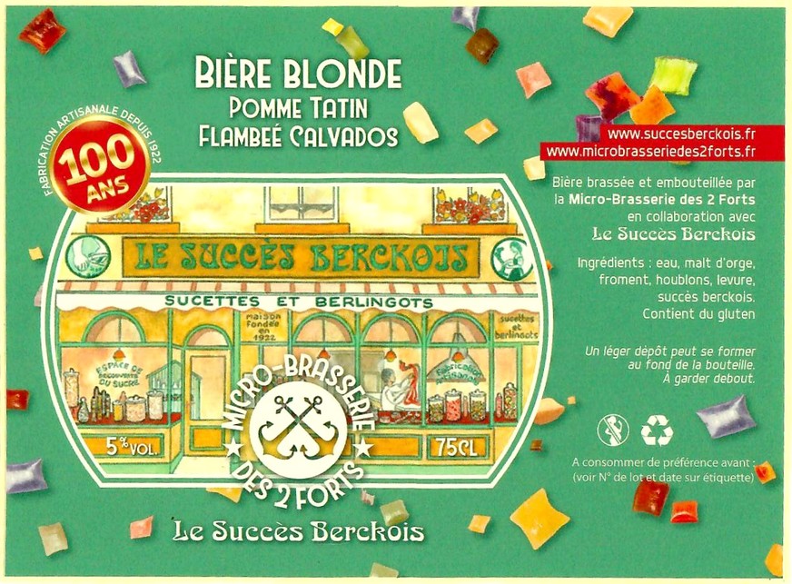 Etiquette BRASSERIE DES 2 FORTS 48