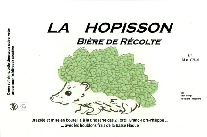 Etiquette BRASSERIE DES 2 FORTS 50