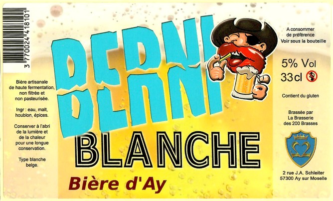 Etiquette BRASSERIE DES 200 BRASSES 35