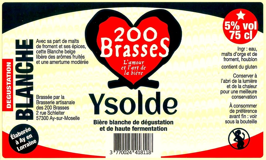 Etiquette BRASSERIE DES 200 BRASSES 43