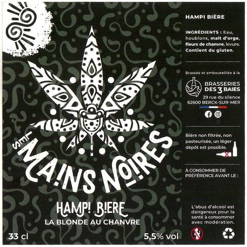 Etiquette BRASSERIE DES 3 BAIES 07