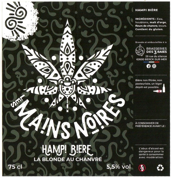 Etiquette BRASSERIE DES 3 BAIES 08