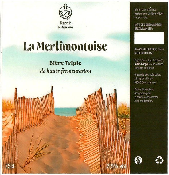 Etiquette BRASSERIE DES 3 BAIES 09