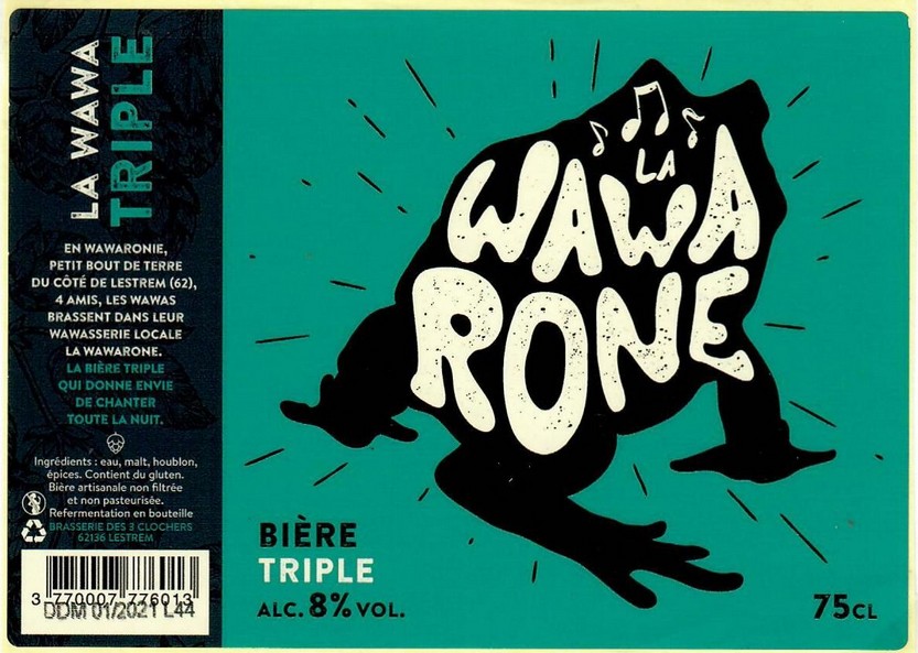 etiquette BRASSERIE DES 3 CLOCHERS 02