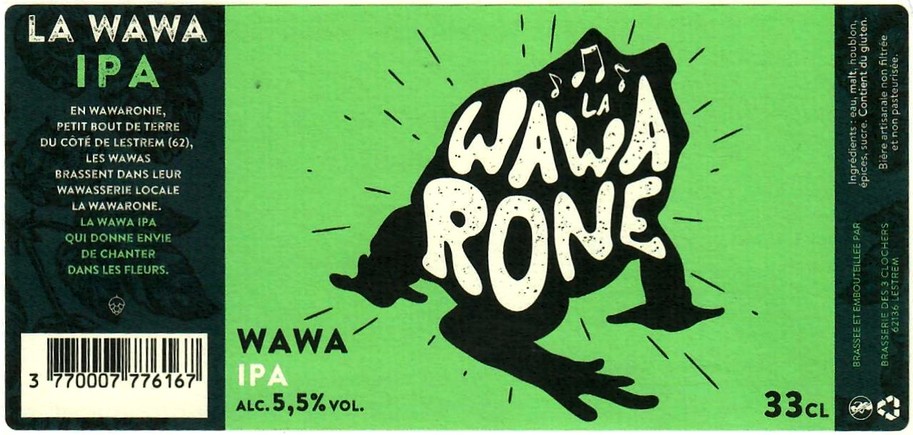 Etiquette BRASSERIE DES 3 CLOCHERS 08