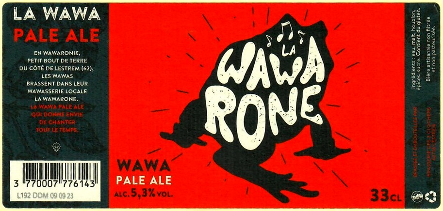 Etiquette BRASSERIE DES 3 CLOCHERS 12