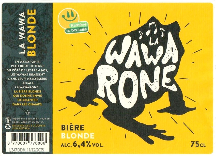 Etiquette BRASSERIE DES 3 CLOCHERS 29