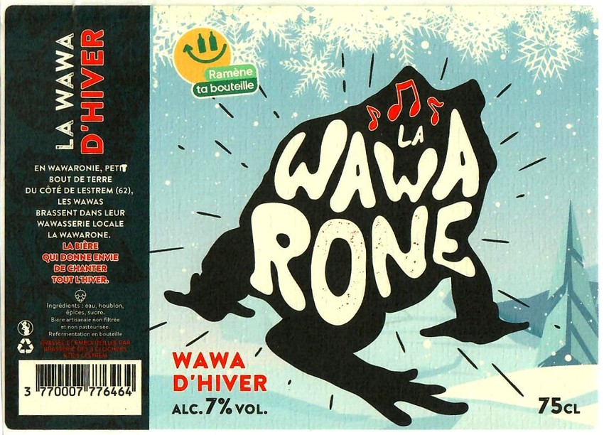 Etiquettte BRASSERIE DES 3 CLOCHERS 37