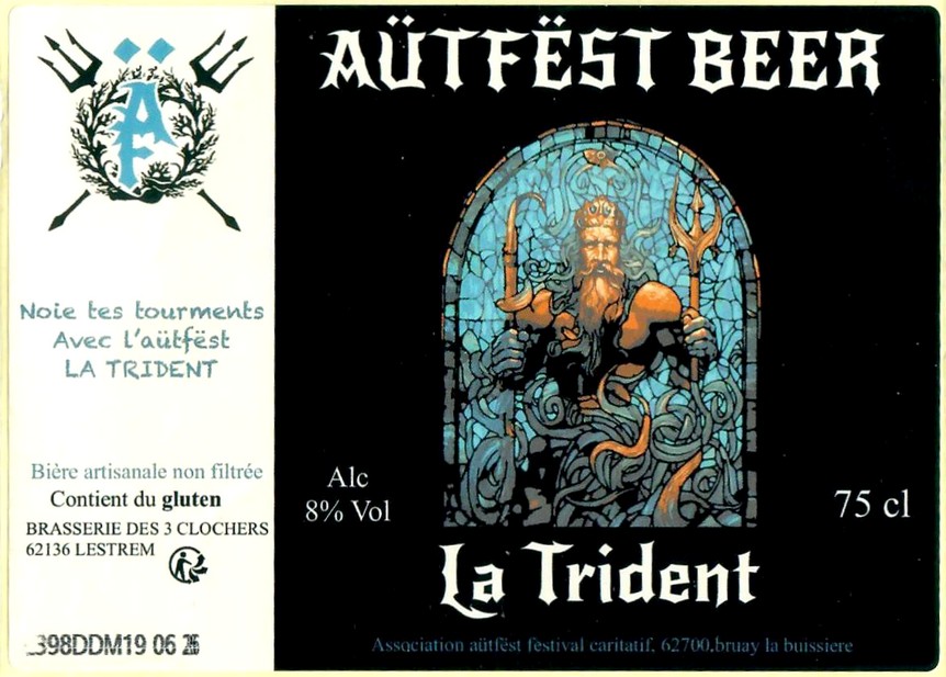 Etiquette BRASSERIE DES 3 CLOCHERS 64