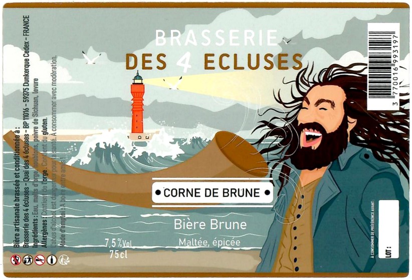 Etiquette BRASSERIE DES 4 ECLUSES 26