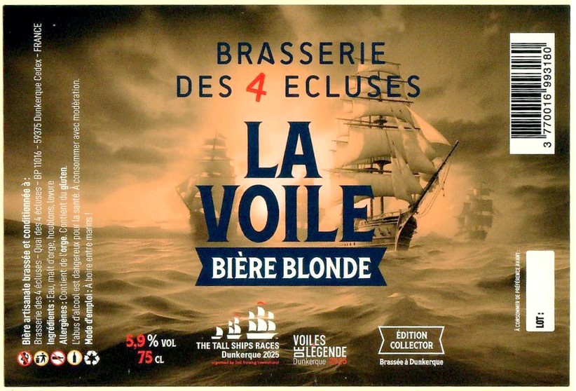 Etiquette BRASSERIE DES 4 ECLUSES 32