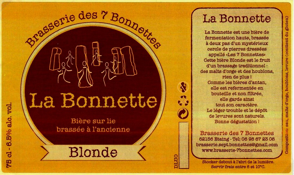 etiquette BRASSERIE DES 7 BONNETTES 03