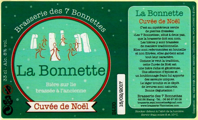 etiquette BRASSERIE DES 7 BONNETTES 13