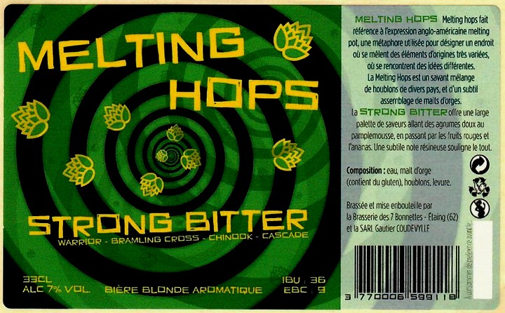 etiquette BRASSERIE DES 7 BONNETTES 14