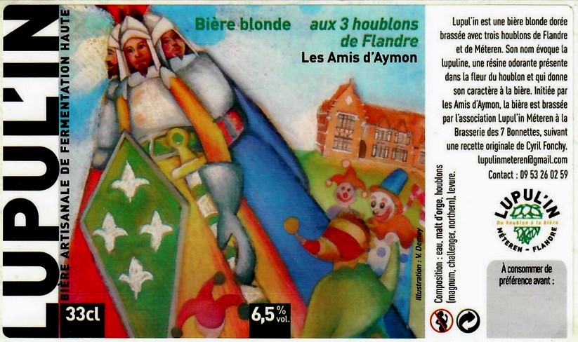 etiquette BRASSERIE DES 7 BONNETTES 15